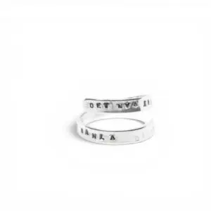 Ring med fin text
