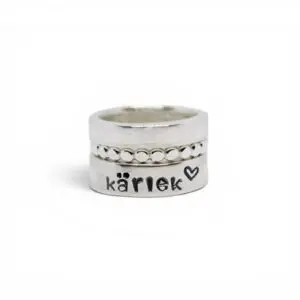 trippelring i silver