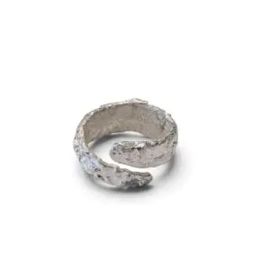 silverring i smätteknik
