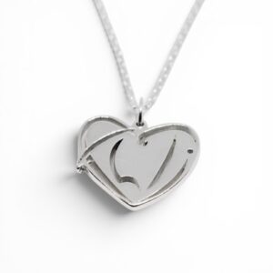 Silverhalsband med ALTIs logga