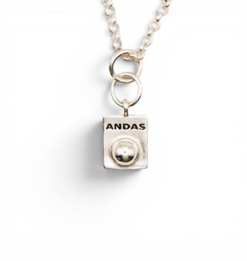 Lazy ANDAS-berlock - lazyhalsbandandas4psd 1 ANDAS_berlock i silver